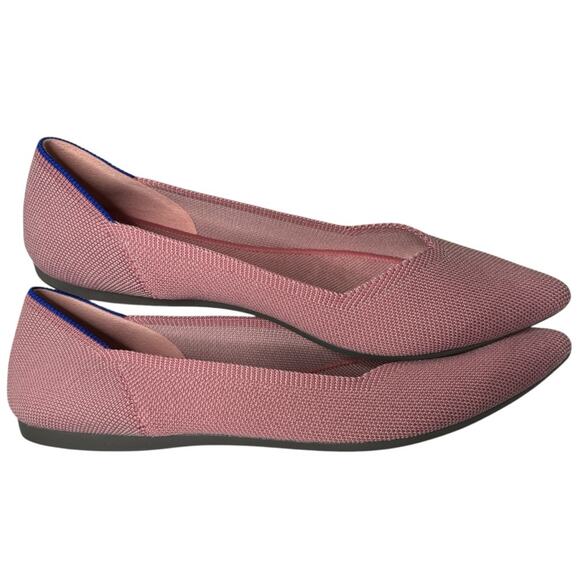 Rothy's The Point in Retired Rosebud Light Pink sz 10 - Picture 4 of 10